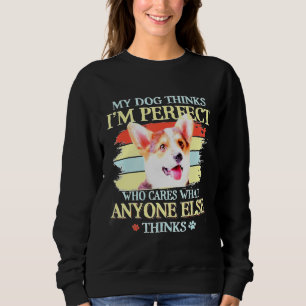 Corgi Dog Art Idea Great For Family Sweatshirt