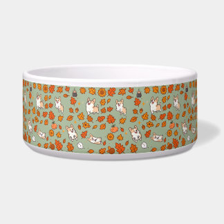 Corgi Dog Bowl Halloween Cute Kawaii Pet Lover