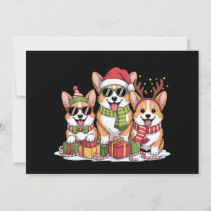 Corgi Dog Christmas Mum Dog Lover Holiday Gift Card