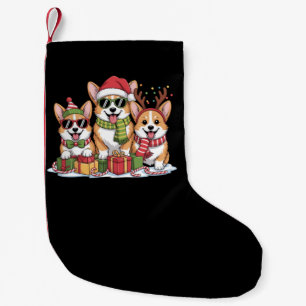 Corgi Dog Christmas Mum Dog Lover Holiday Gift Small Christmas Stocking