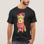 Corgi Dog Christmas Santa Hat S Cute T-Shirt<br><div class="desc">Corgi Dog Christmas Santa Hat S Cute</div>