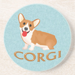 corgi dog coaster