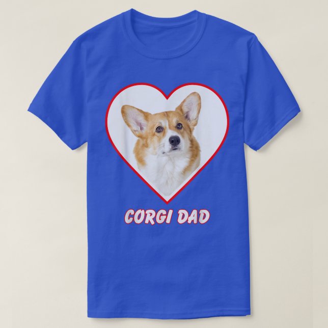 Corgi Dog Dad  T-Shirt (Design Front)