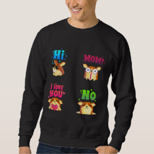 Corgi Dog Emotion Sweatshirt