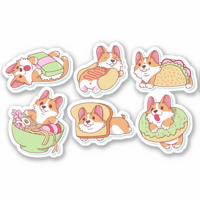 CORGI DOG FOOD CHARACTER SET (Front)