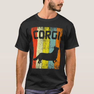 Corgi Dog Fun 70s Disco Retro I Dogs T-Shirt