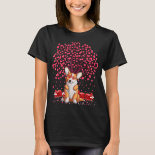 Corgi Dog Funny Corgi Valentine's Day T-Shirt