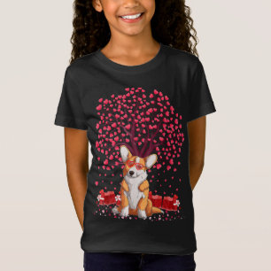 Corgi Dog Funny Corgi Valentine's Day T-Shirt