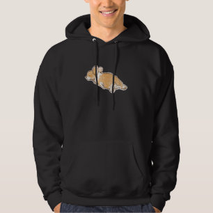 Corgi Dog Hand Drawn Sketch Hoodie