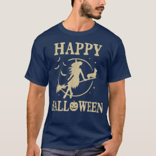 Corgi Dog Happy Halloween 1283 T-Shirt