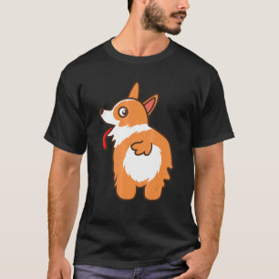 Corgi Dog Heart Butt Cool Love A Dog Buff T-Shirt