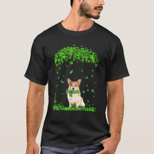 Corgi Dog Irish Green Shamrock C St Patricks Day T-Shirt