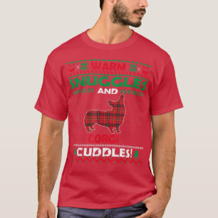 Corgi Dog Lover Christmas Pajama Ugly Christmas Sw T-Shirt