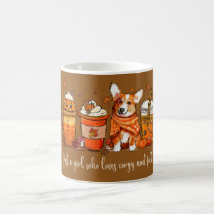 Corgi Dog Lover Fall Coffee Mug