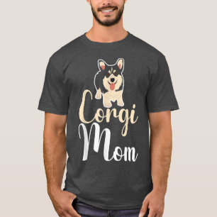 Corgi Dog Lover Tee Cute Black Cardigan Welsh Corg