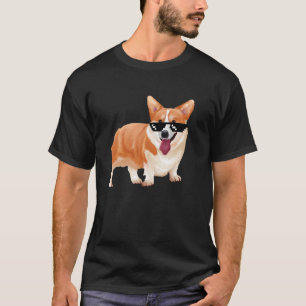 Corgi dog meme with glasses T-Shirt