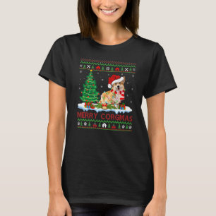 Corgi Dog Merry Corgmas Matching Ugly Corgi Christ T-Shirt