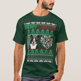 Corgi Dog Merry Corgmas Santa Corgi Ugly Christmas T-Shirt