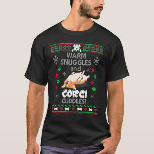 Corgi Dog Merry Corgmas Santa Corgi Ugly Christmas T-Shirt