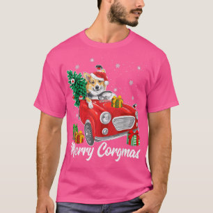 Corgi Dog Merry Corgmas Santa Corgi Ugly Christmas T-Shirt
