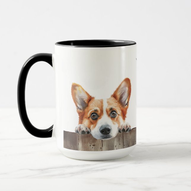 Corgi Dog Mug (Left)