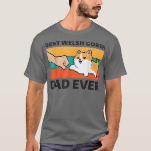 Corgi Dog Owner Best Welsh Corgi Dad Ever T-Shirt