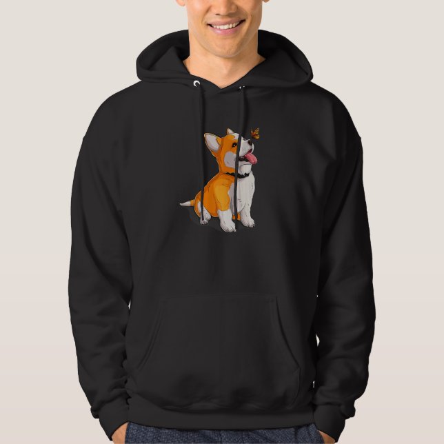 Corgi Dog  Owner Hoodie (Front)
