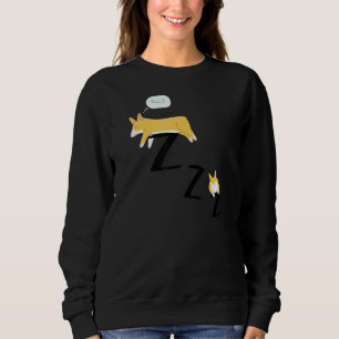 Corgi Dog Pajama Sleep Sweatshirt