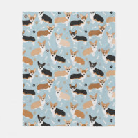 Corgi Dog Paws and Bones