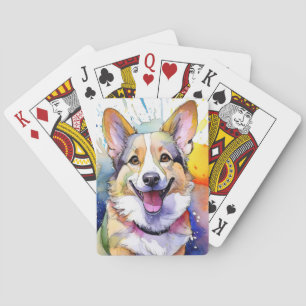 Corgi Dog Playing Cards