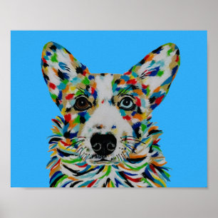 Corgi Dog Poster