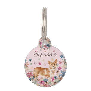 Corgi Dog Puppy Pet Tag