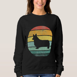 Corgi Dog Retro Vintage S S Style Breed Kennel Sweatshirt