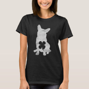 Corgi Dog Shamrock St Patrick's Day Saint Paddy's T-Shirt