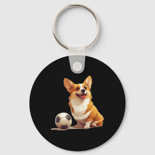 Corgi Dog Soccer Ll Sports Team Animal Men Women G Key Ring