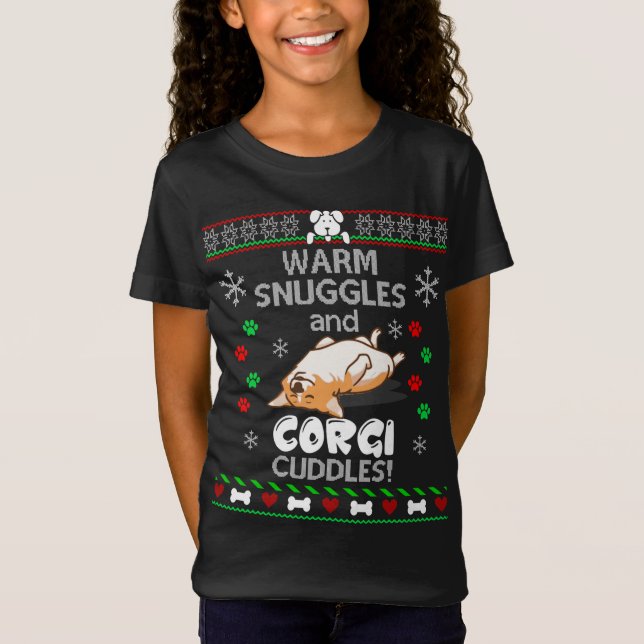 Corgi Dog Ugly Christmas Sweater (Front)