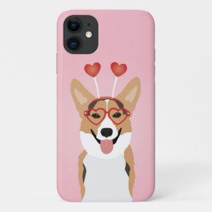Corgi Dog Valentines Day Case-Mate iPhone Case