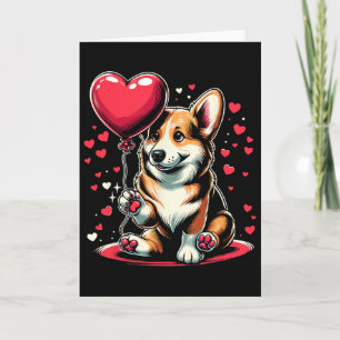 Corgi Dog Valentine's Day Dog Owner Valentine  Card