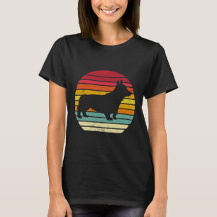 Corgi Dog Vintage Retro Style 858 T-Shirt