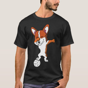 Corgi Dog Volleyball   T-Shirt