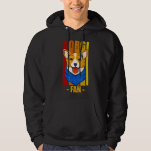 Corgi Dog Womens Colourful Cool Mens Kids Hoodie