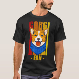 Corgi Dog Womens Colourful Cool Mens Kids T-Shirt