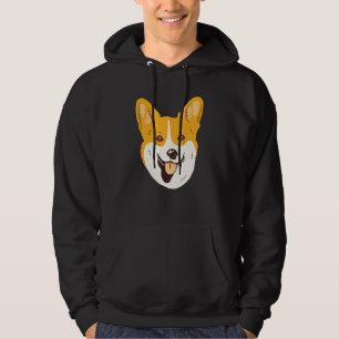 Corgi Dogs Face Puppy Pet Owner Dog Hoodie