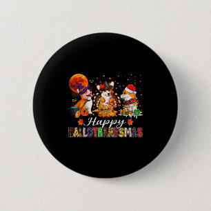 Corgi Dogs Halloween Thanksgiving Christmas Hallot 6 Cm Round Badge