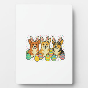 Corgi Easter T-Shirt_1 Plaque