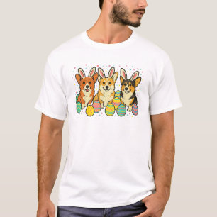 Corgi Easter T-Shirt_1 T-Shirt