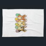 Corgi Easter T-Shirt_1 Tea Towel<br><div class="desc">Corgi Easter T-Shirt_1</div>