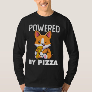 Corgi Eating Pizza Funny Corgi Pizza    88 T-Shirt