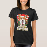 Corgi Feliz Navidog Santa Claus Dog Christmas Tee<br><div class="desc">Corgi Feliz Navidog Santa Claus Dog Christmas Tee</div>