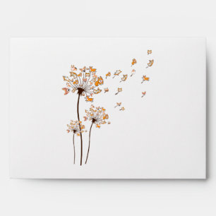 Corgi Flower Fly Dandelion Cute Dog Lover Envelope